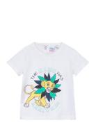 Short-Sleeved T-Shirt Tops T-shirts Short-sleeved White Løvernes Konge