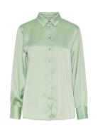 Yaspella Ls Shirt S. Noos Tops Shirts Long-sleeved Green YAS