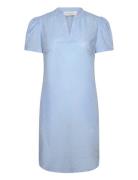 Voile Shirt Dress Kort Kjole Blue Rosemunde