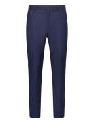 Birdseye Wool Slim Pants Bottoms Trousers Formal Blue Calvin Klein