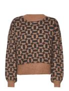 Onlgeo Life L/S Pullover Knt Tops Knitwear Jumpers Brown ONLY