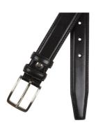 Leather Belt Accessories Belts Classic Belts Black Portia 1924