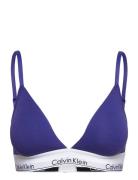 Ll Triangle Lingerie Bras & Tops Soft Bras Bralette Blue Calvin Klein