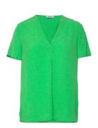 Blouses Woven Tops Blouses Short-sleeved Green Esprit Casual