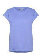 Leti T-Shirt Tops T-shirts & Tops Short-sleeved Blue Minus
