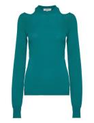 Viscose Pullover Tops Knitwear Jumpers Blue Rosemunde