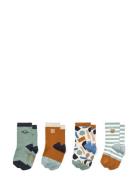 Silas Socks 4-Pack Sokker Strømper Multi/patterned Liewood