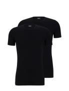 Tshirtrn 2P Modern Tops T-shirts Short-sleeved Black BOSS