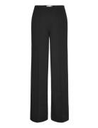 Slbea Pants Bottoms Trousers Wide Leg Black Soaked In Luxury