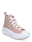 Ctas Move Hi Static Pink/White/Black Høye Sneakers Pink Converse