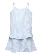 Pajama Camisole Pyjamas Sett Blue Lindex