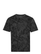 Jjguru Aop Tee Ss O-Neck Tops T-shirts Short-sleeved Grey Jack & J S