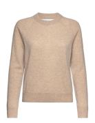 Boston O-Neck 6304 Tops Knitwear Jumpers Beige Samsøe Samsøe