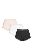 Brief High Emelie Ditsy 3 Pack Lingerie Panties High Waisted Panties P...