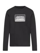 Jjsteel Tee Ls Jnr Tops T-shirts Long-sleeved T-shirts Black Jack & J ...