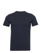 Barbour Ess Sports Tee Designers T-shirts Short-sleeved Blue Barbour