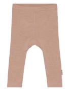 Wool/Bamboo Legging Bottoms Leggings Brown Mikk-line