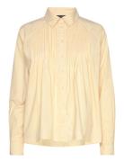 Shirt Tops Shirts Long-sleeved Yellow Ilse Jacobsen