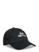 Embroidered Twill Ball Cap Accessories Headwear Caps Black Polo Ralph ...