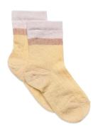 Norma Glitter Socks Sokker Strømper Yellow Mp Denmark