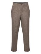 Slhslimtapedan Flannel Trouser O Bottoms Trousers Formal Beige Selecte...