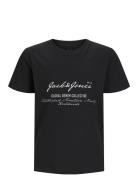 Jjgreat B2S Logo Tee Ss Ln Jnr Tops T-shirts Short-sleeved Black Jack ...