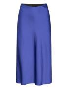 Yaspastella Hw Midi Skirt - Ca Knelangt Skjørt Blue YAS