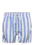 Swimshorts Aop Badeshorts Blue Lindex