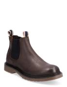 Jfwleyton Leather Støvletter Chelsea Boot Brown Jack & J S