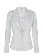 Sc-Daniela Blazers Single Breasted Blazers Grey Soyaconcept