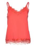 Fqbicco-St Tops T-shirts & Tops Sleeveless Orange FREE/QUENT