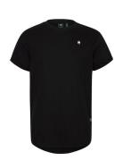 Lash R T S\S Tops T-shirts Short-sleeved Black G-Star RAW