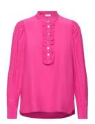 Fqapril-Sh Tops Blouses Long-sleeved Pink FREE/QUENT