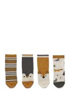 Silas Cotton Socks - 4 Pack Sokker Strømper Multi/patterned Liewood