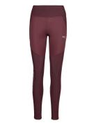 Tirill Tights Sport Running-training Tights Burgundy Kari Traa