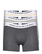 Stretch Cotton Boxer Brief 3-Pack Boksershorts Grey Polo Ralph Lauren ...