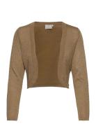 Kaankra Bolero Tops Knitwear Cardigans Brown Kaffe