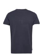 Bamboo Tee Tops T-shirts Short-sleeved Navy Resteröds