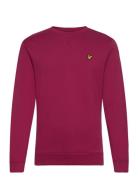 Crew Neck Sweatshirt Tops Sweat-shirts & Hoodies Sweat-shirts Burgundy...