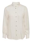 Mistykb Shirt Tops Shirts Long-sleeved White Karen By Simonsen
