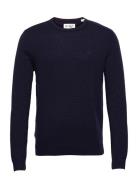 Swt Lamsbwool Tops Knitwear Round Necks Navy Original Penguin