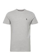 Uspa T-Shirt Arjun Men Tops T-shirts Short-sleeved Grey U.S. Polo Assn...