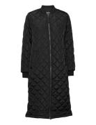 Onljessica Quilted Coat X-Long Otw Vattert Jakke Black ONLY