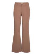 Angela-M Bottoms Trousers Flared Brown MbyM