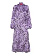 Laracras Dress Maxikjole Festkjole Purple Cras