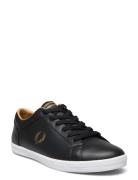 Baseline Leather Lave Sneakers Black Fred Perry