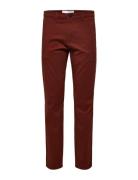 Slh175-Slim New Miles Flex Pant Noos Bottoms Trousers Chinos Burgundy ...
