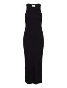 Drewgz Sl Long Dress Noos Knelang Kjole Black Gestuz