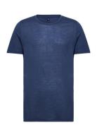 Jbs Of Dk T-Shirt Wool Gots Tops T-shirts Short-sleeved Navy JBS Of De...