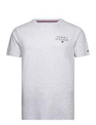 Cn Ss Tee Logo Tops T-shirts Short-sleeved Grey Tommy Hilfiger